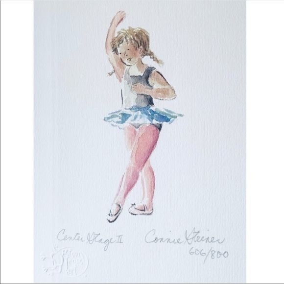 Ballet Center Stage I & II Signed and Numbered Prints by Connie Steiner - Picture 10 of 13